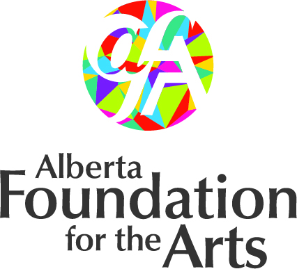 Vertical Full Colour logo of the Alberta Foundation for the Arts