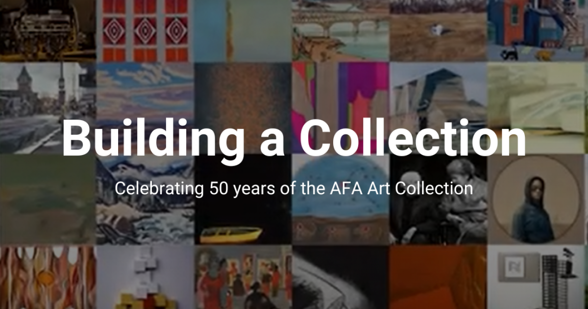 Watch now: Building a Collection - Celebrating 50 years of the AFA Art Collection