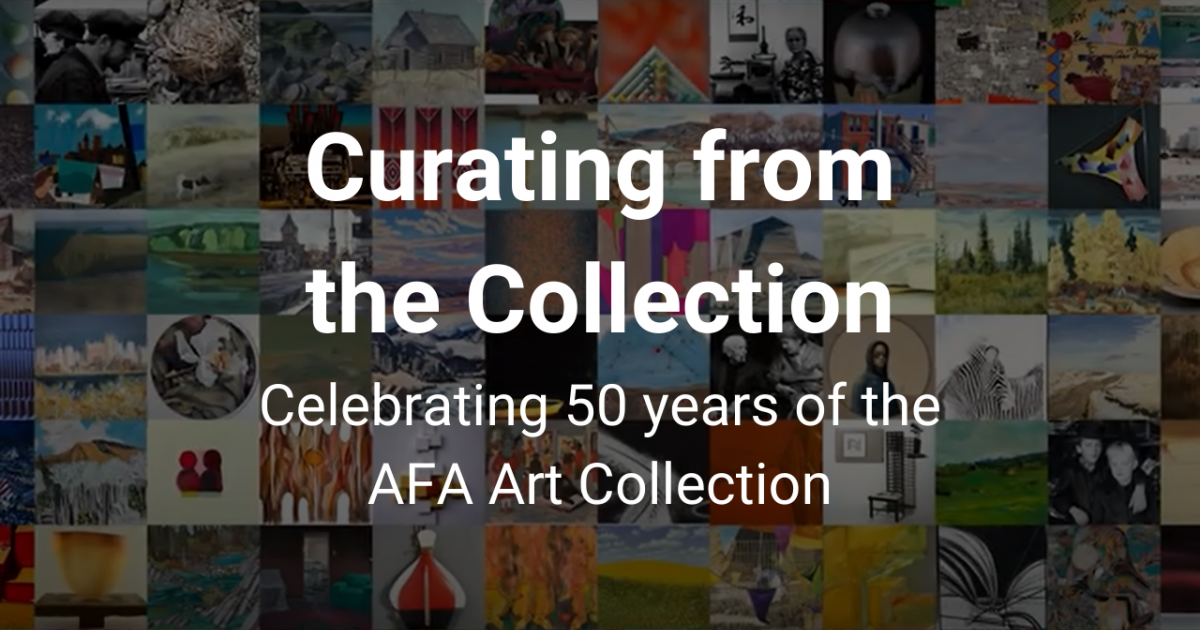 Watch now: Curating from the Collection - Celebrating 50 years of the AFA Art Collection