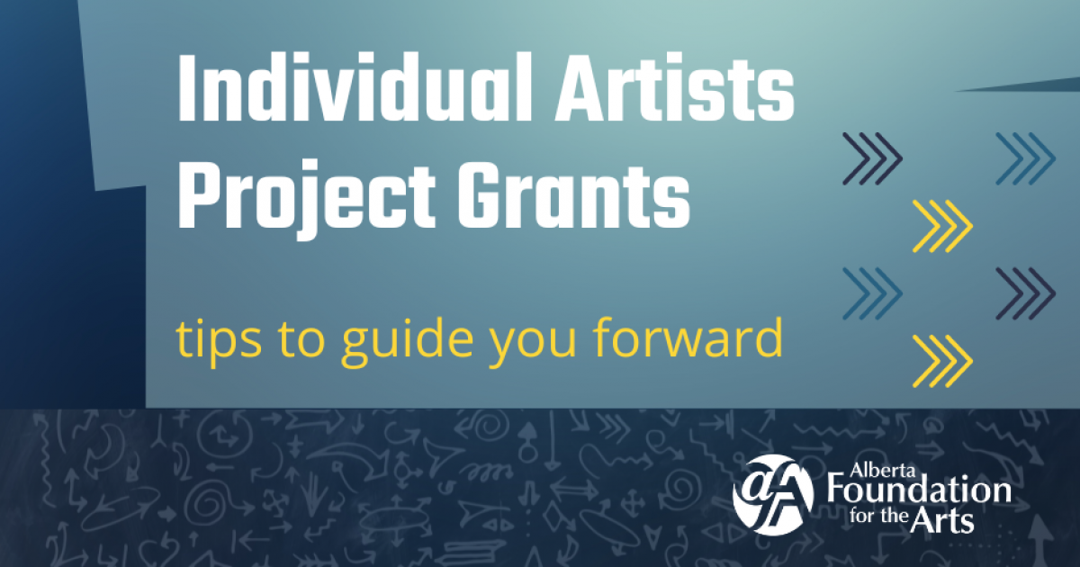 Link to AFA Individual Artist Project Grants - resources