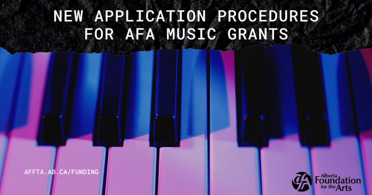 Link to Update to AFA Music grants
