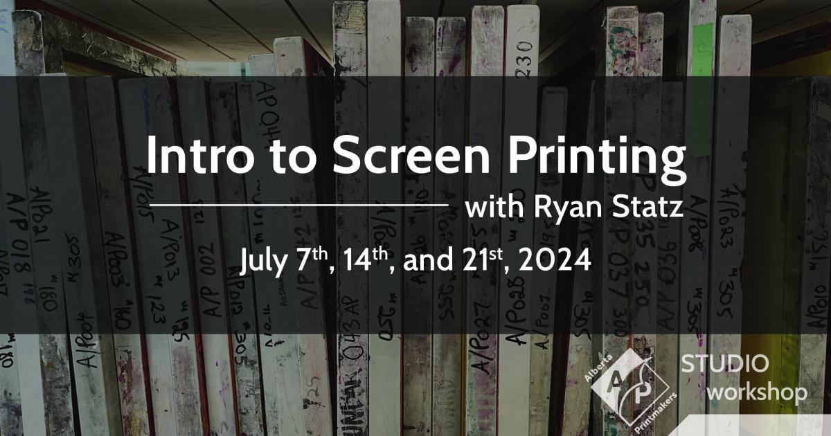 Link to Workshop: Intro to Screen Printing