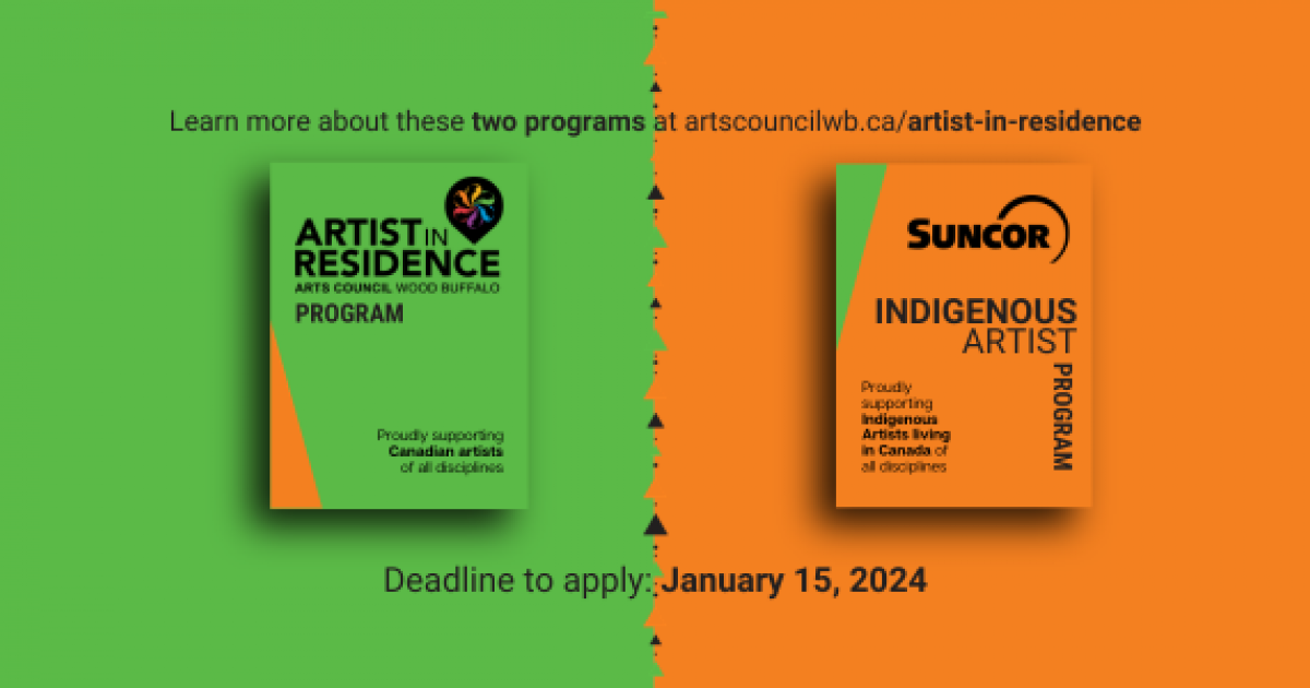 Link to Arts Council Wood Buffalo 2024 Artist in Residence Programs 