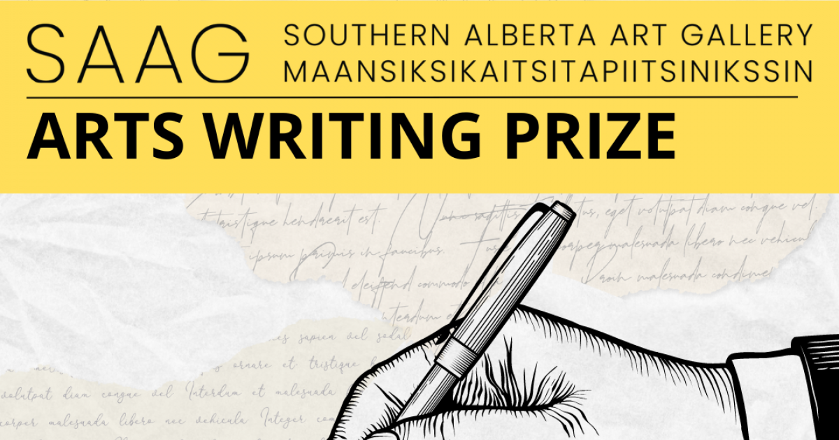 Link to SAAG Arts Writing Prize Call for Submissions
