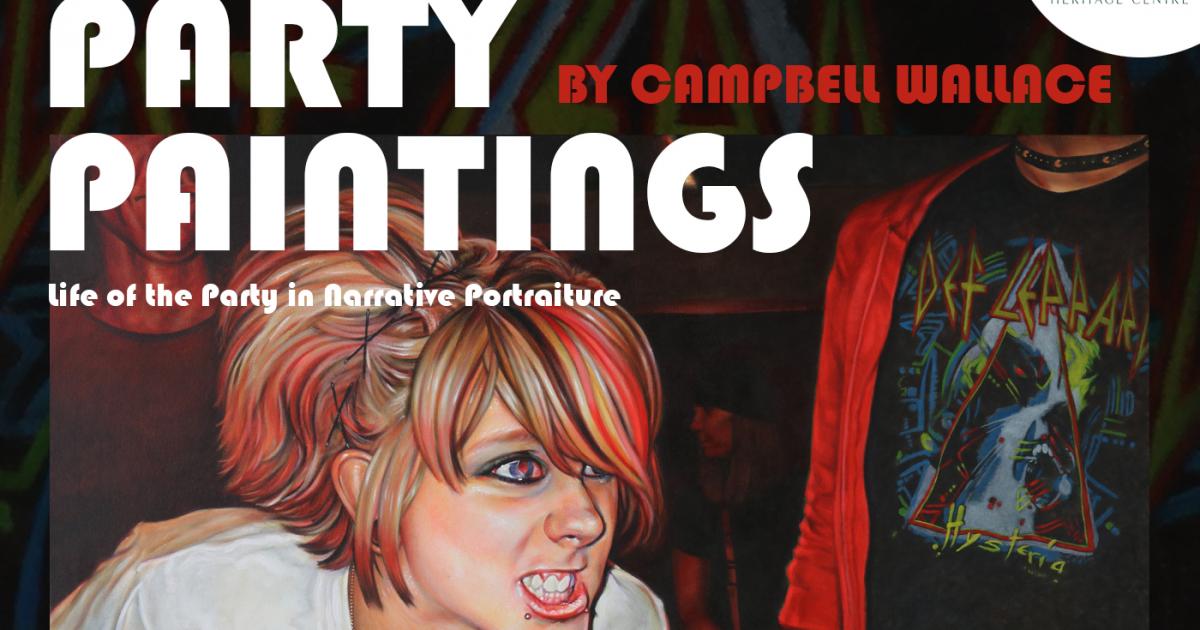 Link to Opening Party for "Party Paintings" at the Multicultural Heritage Centre public art gallery