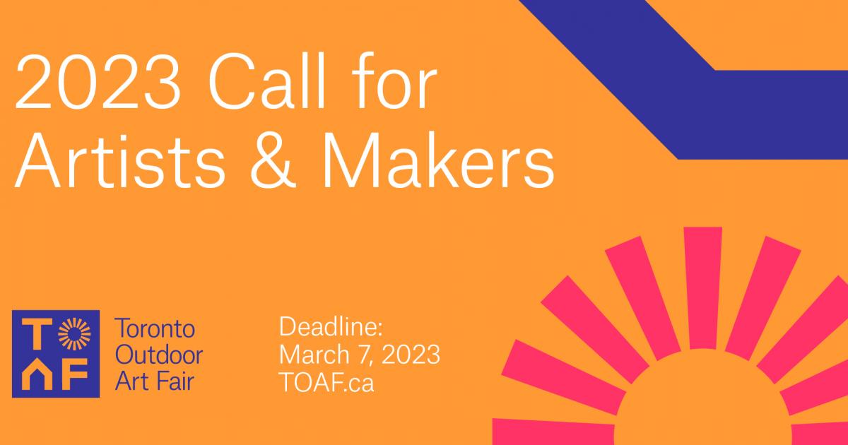 Link to TOAF62 Call for Artists 2023