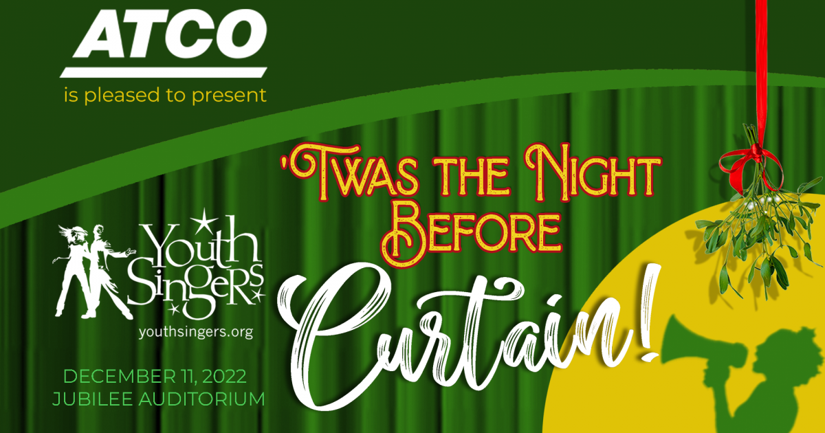 Link to Youth Singers of Calgary in "'Twas the Night Before Curtain"