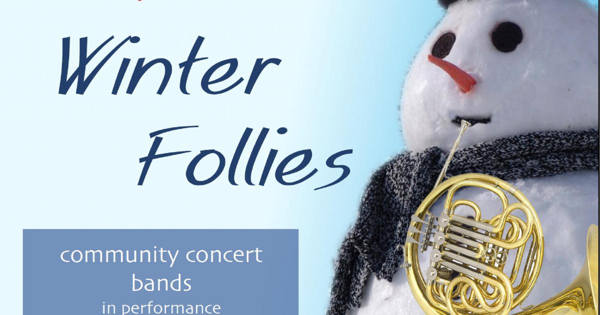 Link to Winter Follies - Festival City Winds Concert